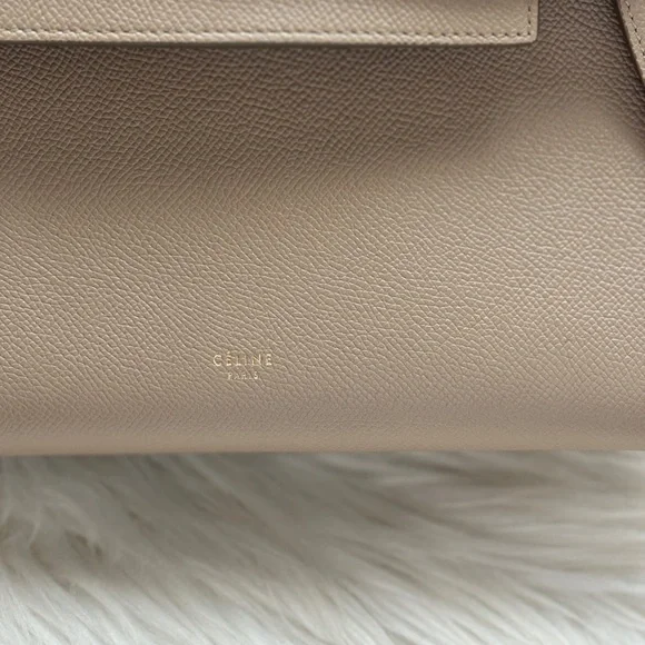 Celine Micro Belt Bag in Grained Calfskin - light taupe - Picture 13 of 16